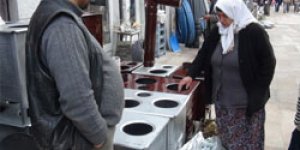 Kar yağdı soba satışları arttı