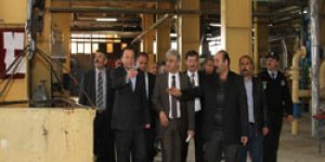 Kars Valisi Şeker Fabrikasında