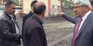 40ı Çıkmadan Karsı Şantiye Yaptı