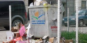 Akyaka’da çöp sorunu