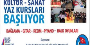 Yaz Kursları kayıtları başladı