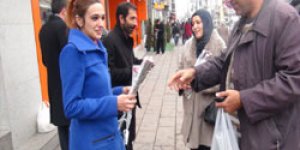 Karaçanta’dan kadınlara karanfil