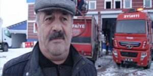 Tavuk deposunda yangın