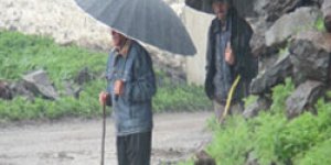 Kars’ta yağmur ve dolu Akyaka’da sel