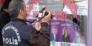 HDP seçim bürosuna taşlı saldırı