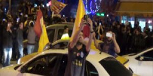 Galatasaraylı Taraftarlar Sokağa Döküldü