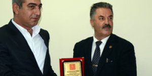 Kaymakam Gürbüz’e veda yemeği