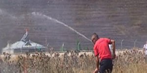 Cam parçaları yangın çıkardı