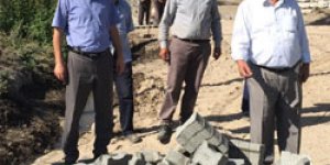 Kaymakam Dolu, çalışmaları inceledi