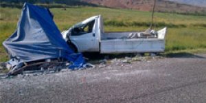 Kağızman’da trafik kazası