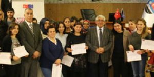 Sertifikalar Başkan Karaçanta’dan