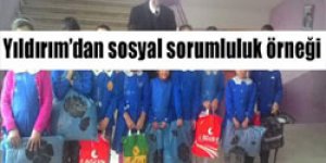 Yıldırım’dan sosyal sorumluluk örneği