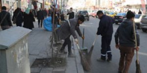 Cadde ve Sokaklarda Temizlik Çalışması