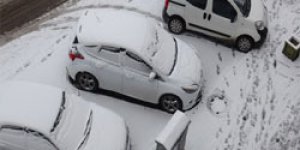 Beklenen kar geldi