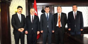 Vekillerden Bakan Yılmaz’a Ziyaret