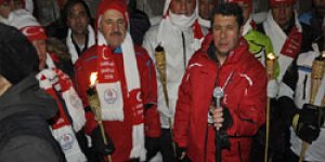 Meşaleler Sarıkamış Şehitleri için yandı