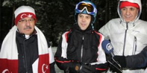 Sezonun İlk Kayağını Bakan Kılıç Yaptı