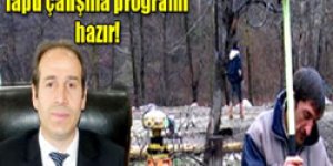 2016 Tapu çalışma programı hazır