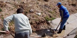Sulama Kanalları Temizleniyor