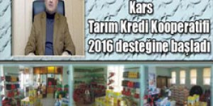 Tarım Kredi Kooperatifi 2016 desteğine başladı