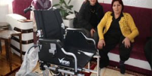 Karaçanta’dan engelliye akülü araba