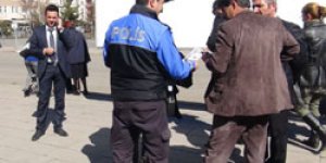 ‘Kadına şiddete hayır’ çalışması