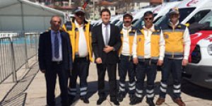 Kars’a 5 yeni ambulans geldi