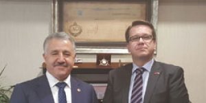 Kafka’dan Arslan’a tebrik ziyareti