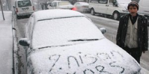 Karsta 9 Nisan Karı
