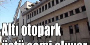 Altı otopark üstü cami oluyor