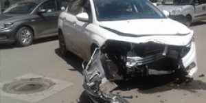 Trafik kazası: 1 yaralı