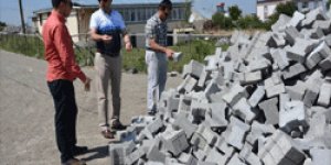Köylerde Parke Taş Çalışmaları Sürüyor