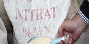 450 kilo amonyum nitrat imha edildi