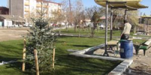 Kars Tren Gar’ında çevre düzenlemesi