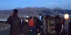 Öğrenci servisi kazaya karıştı 14 yaralı