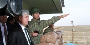 Kars Valisi Türkiye-Ermenistan sınır hattında incelemede bulundu