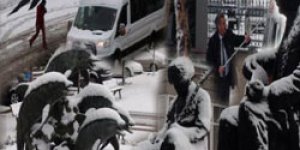 Kars sabaha beyaz uyandı