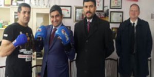 Altay Spor Kulübüne destek ziyareti