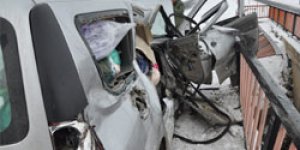 Kars’ta trafik kazası: 2 yaralı