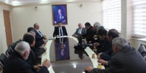Keklik,muhtarlarla bir araya geldi