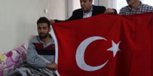 Yaralı askerin vatan aşkı