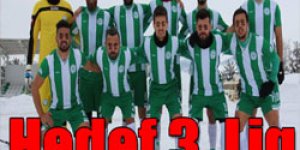 Sarıkamış Belediyespor’un hedefi 3. lig