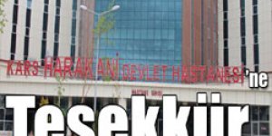 Harakani Devlet Hastanesi’ne Teşekkür