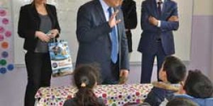 Başkandan çocuklara 23 Nisan ziyareti