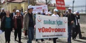 Sağlıklı yaşam yürüyüşü yapıldı