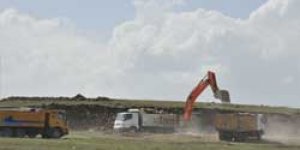 Lojistik Merkezi yapım çalışmaları sürüyor