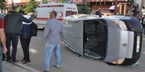 Kars’ta trafik kazası: 1 yaralı