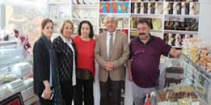 Başkan, İş Yerlerini Ziyaret Etti