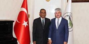 Vali Doğan,Kulshreshth’u Kabul Etti