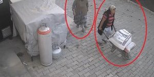El arabasıyla buğday çaldılar